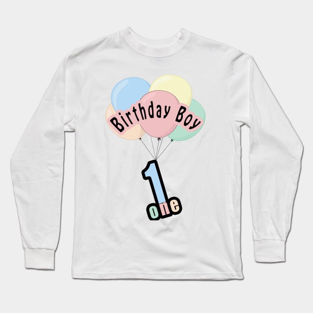 First Birthday Baby Long Sleeve T-Shirt by aashraf